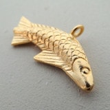 Fine Silver 30mm Koi Fish (Pack of 1)